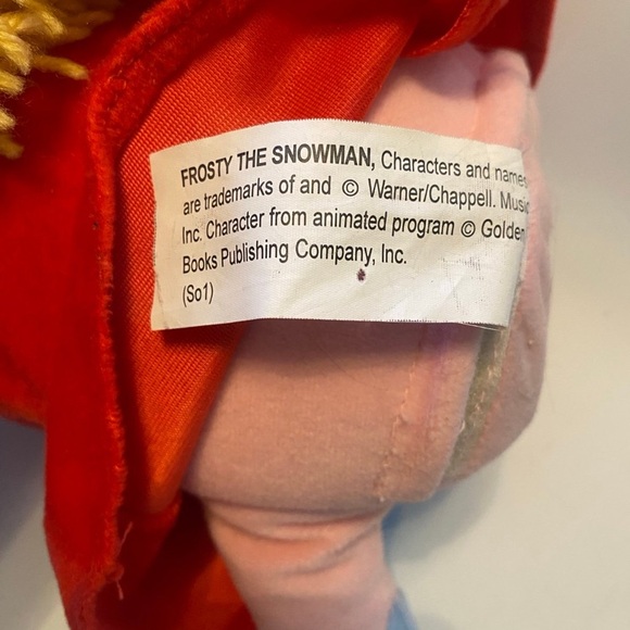 2001 Gemmy Frosty the Snowman Singing KarenPlush Musical Rare Working Works - Picture 9 of 11
